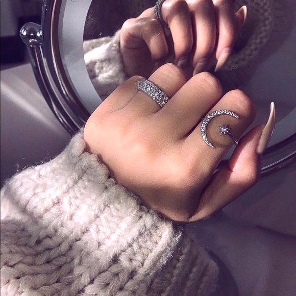 Sterling Silver  Ring 🌙To The Moon And Back - Picture 2 of 7